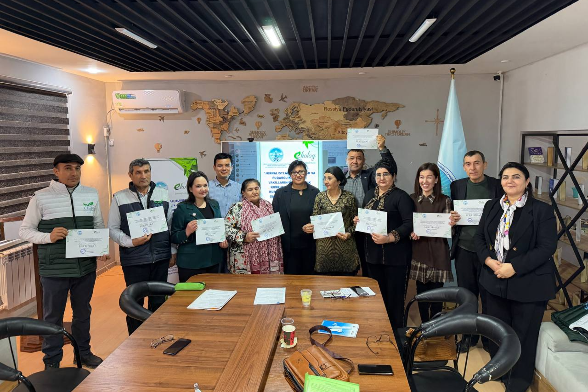 Xorazmda ekologik korrupsiyaga qarshi kurash bo‘yicha jurnalist va blogerlar salohiyati oshirildi