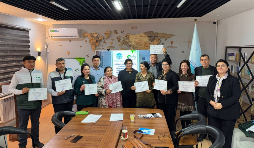 Xorazmda ekologik korrupsiyaga qarshi kurash bo‘yicha jurnalist va blogerlar salohiyati oshirildi