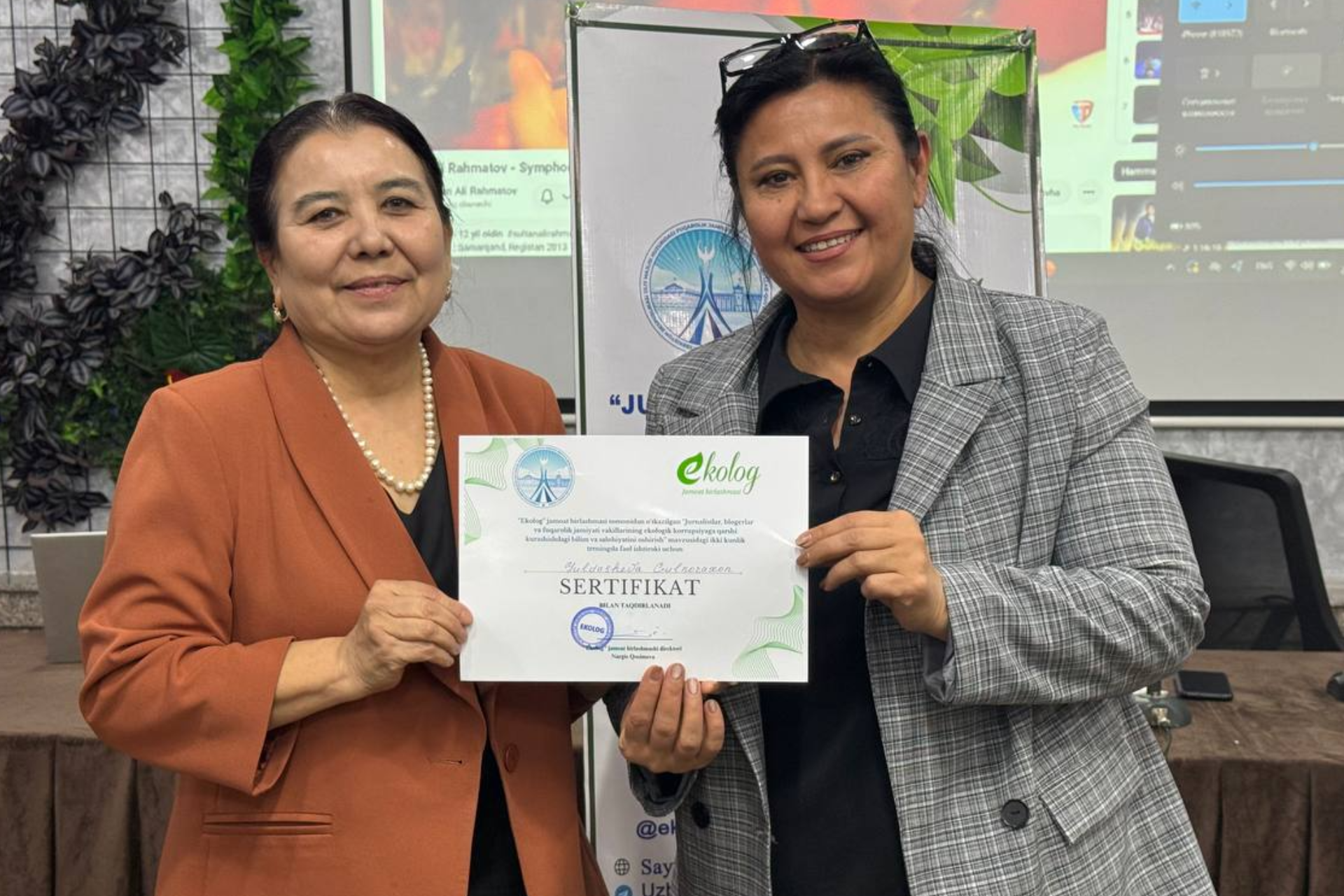 Andijon viloyatida ekologik korrupsiyaga qarshi loyiha doirasidagi treninglar davom etmoqda