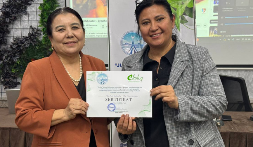 “Ekolog” jamoat birlashmasi tomonidan amalga oshirilayotgan “Jurnalistlar, blogerlar va fuqarolik jamiyati vakillarining ekologik korrupsiyaga qarshi kurashishdagi bilim va salohiyatini oshirish” nomli ijtimoiy loyiha Andijon viloyatida o‘z faoliyatini davom ettirmoqda. Mazkur loyiha O‘zbekiston Respublikasi Oliy Majlisi huzuridagi Fuqarolik jamiyati institutlarini qo‘llab-quvvatlash jamoat fondi granti asosida amalga oshirilmoqda.