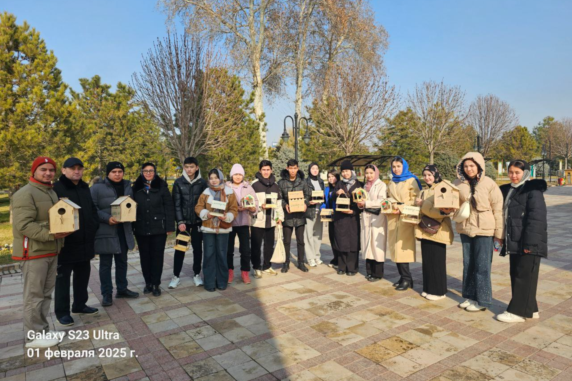 3-fevral — Xalqaro qushlarni oziqlantirish kuni munosabati bilan ekologik aksiya o‘tkazildi