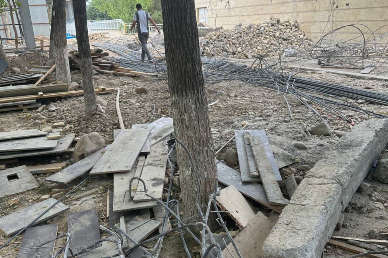 В Ташкенте под угрозой здоровье детей и деревья