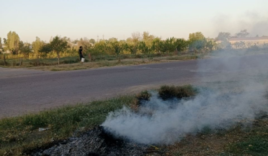 Ohangaron tumani, Evalyak qishlog‘ida chiqindilarni yoqish bilan bog‘liq jiddiy ekologik muammo kuzatilmoqda. Aholining ma’lum qilishicha, hududda chiqindilar deyarli har kuni ertalabdan kechgacha ochiq havoda yoqilmoqda. Ushbu holat natijasida havoga zararli tutun va moddalar tarqalib, atrof-muhit hamda aholi salomatligiga salbiy ta’sir ko‘rsatmoqda.